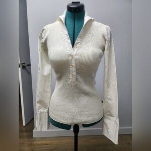 FERRE Cotton shirt White Size S